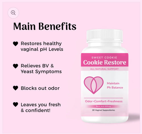 Cookie Restore: BV Odor Support
